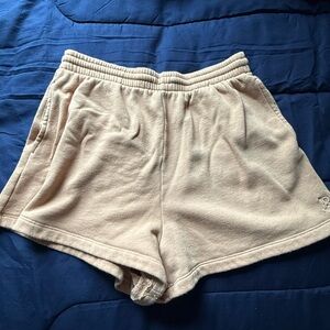 Victoria's Secret Tan Athletic Shorts Elastic Waistband
